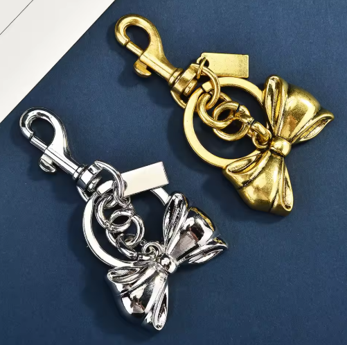 Metal Bow Bag Charm