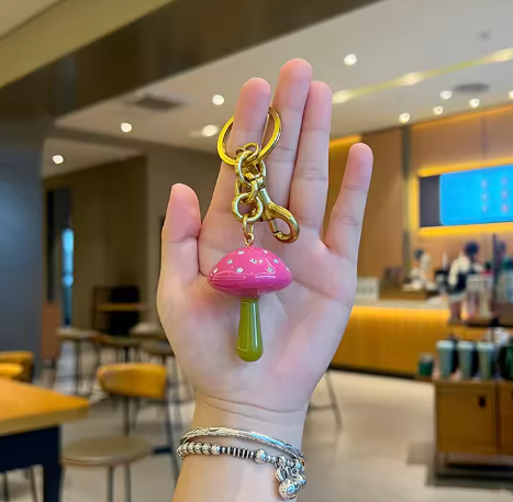 Mushroom Bag Charm