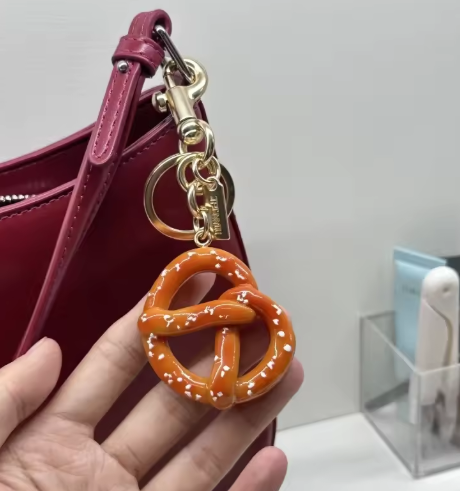 Pretzel Bag Charm